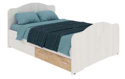 Кровать двуспальная «Соната» с ящиками / стандарт
